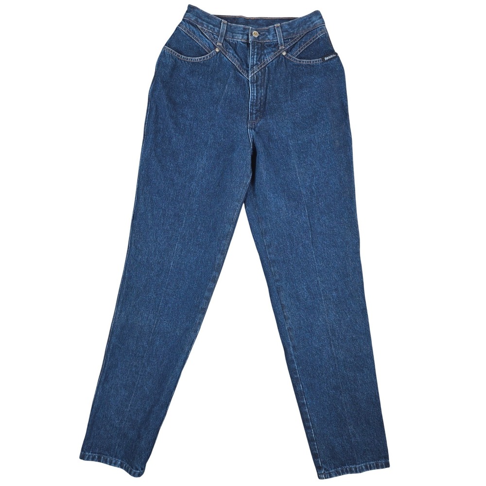 Vintage Rockies Western‎ High Rise Jeans Dark Wash Womens 16 Long 28x36 Riding